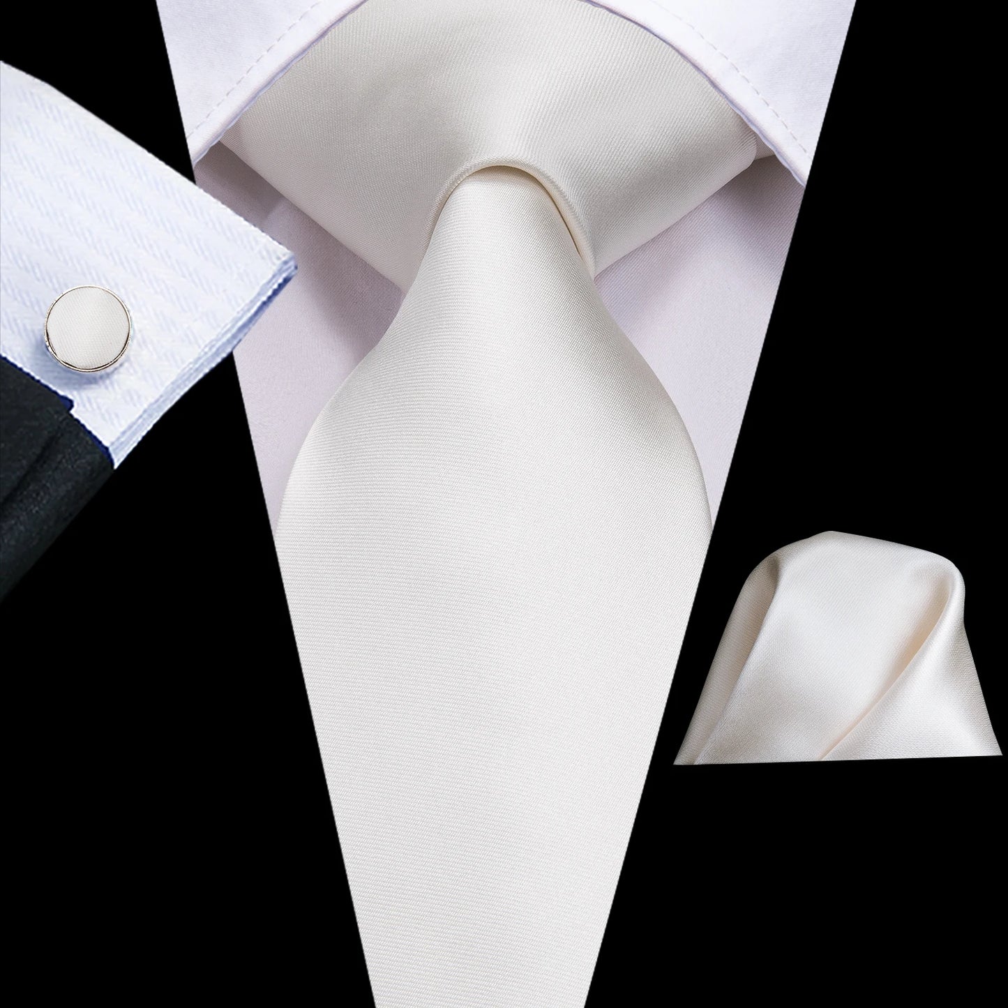 Ivory Silk Necktie