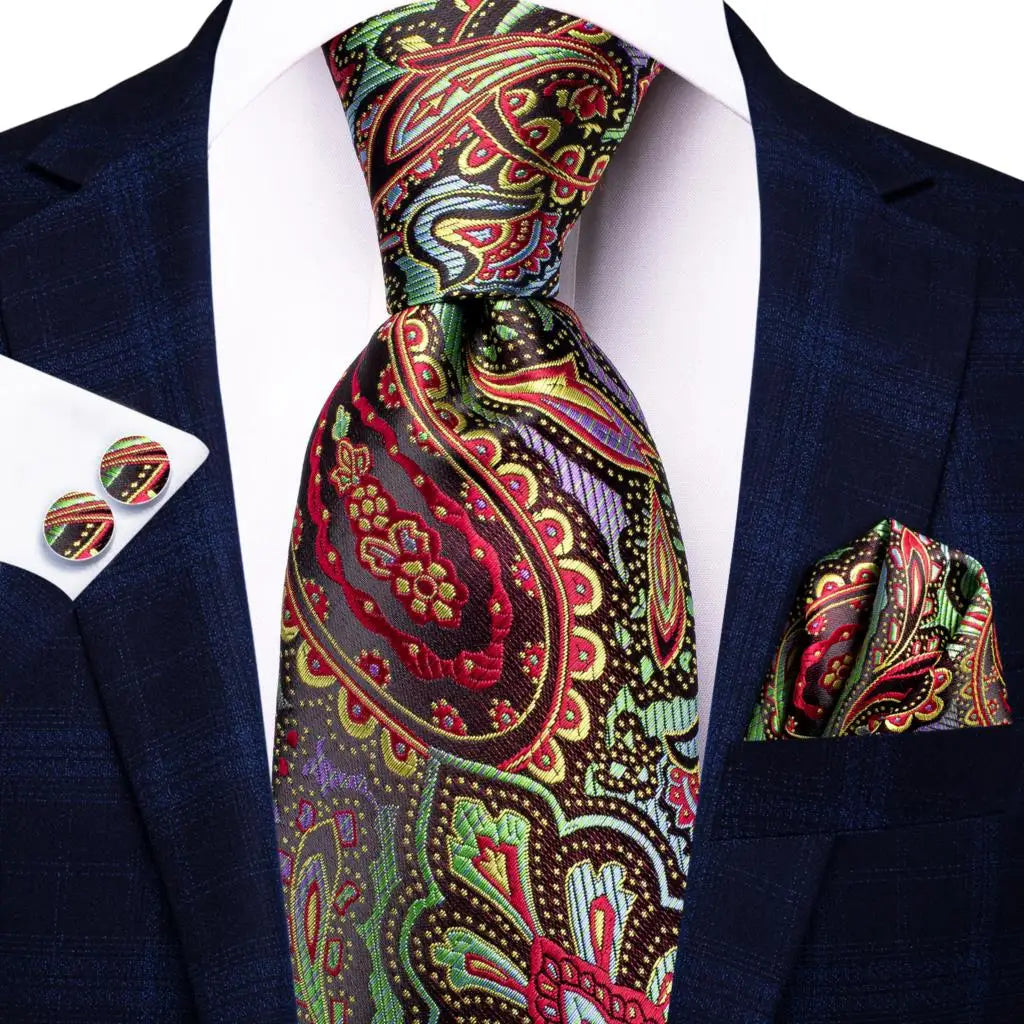 paisley tie set