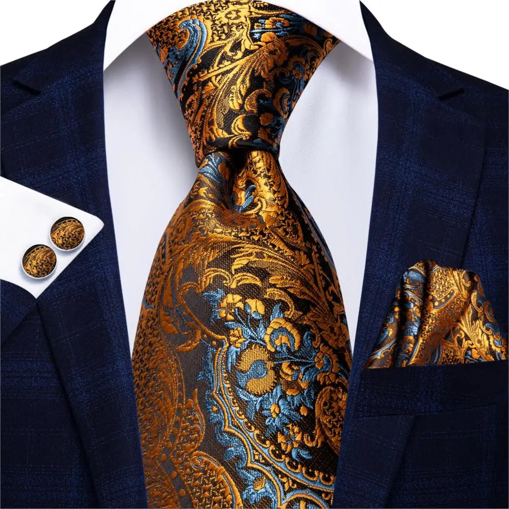 Regal Gold Silk Tie