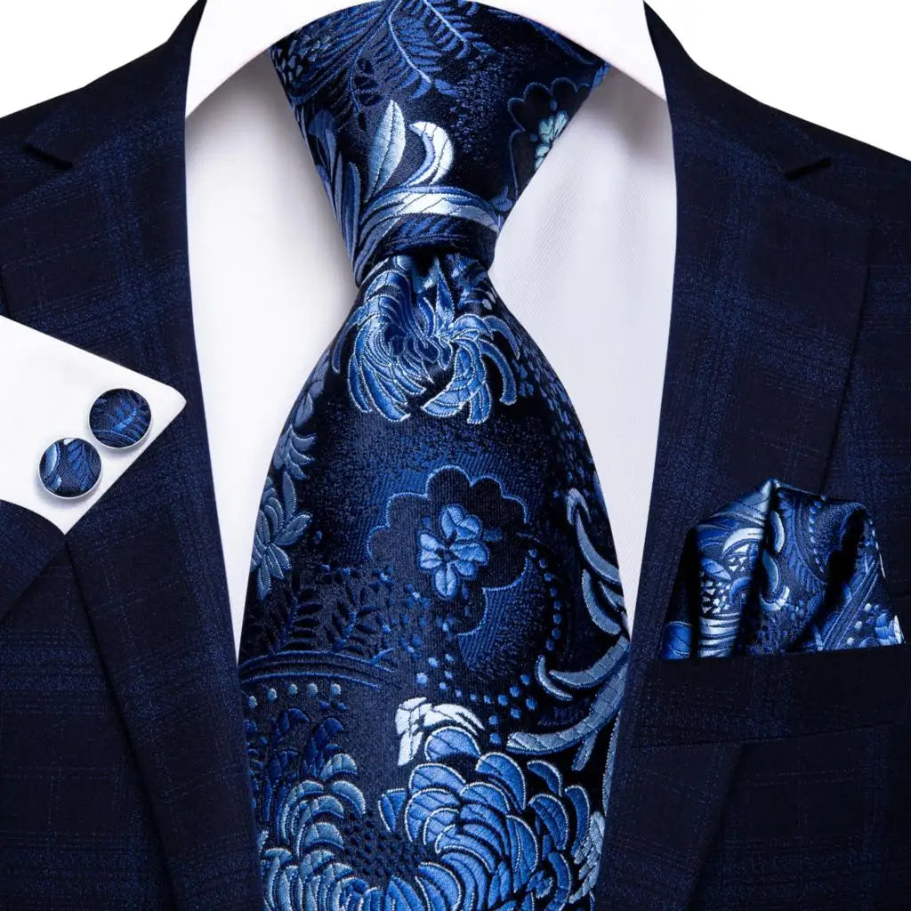 Luxury Floral Silk Tie